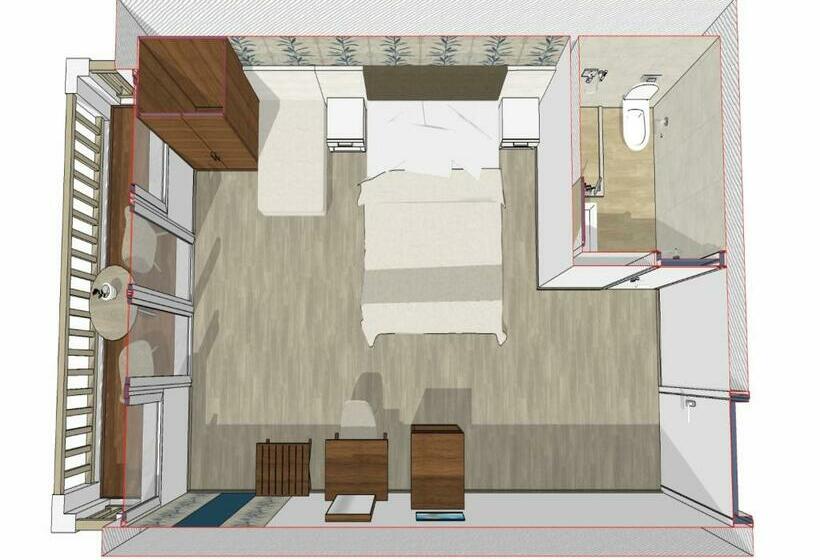 带海景的标准房, Kalyves Beach