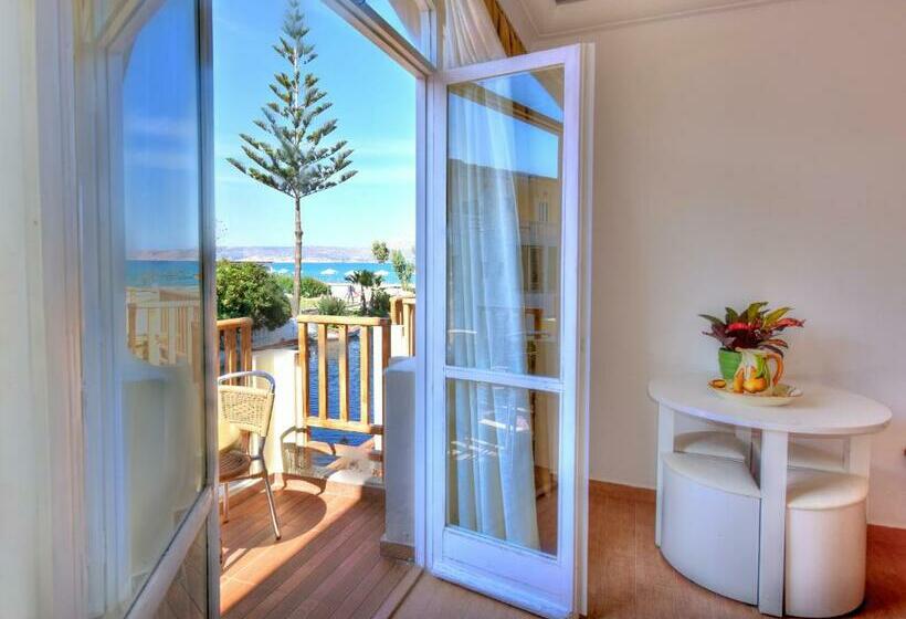 标准间侧面带海景, Kalyves Beach