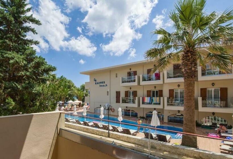 标准间侧面带海景, Kalyves Beach