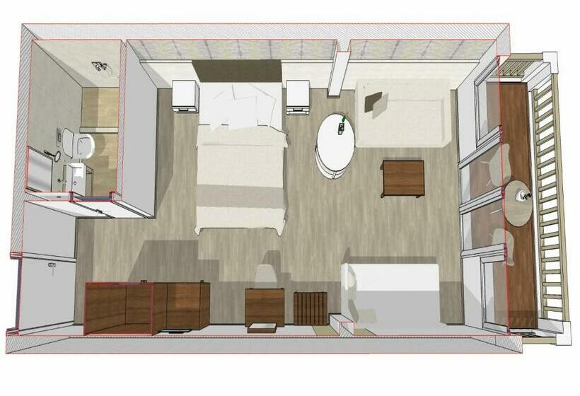 高级家庭房间, Kalyves Beach