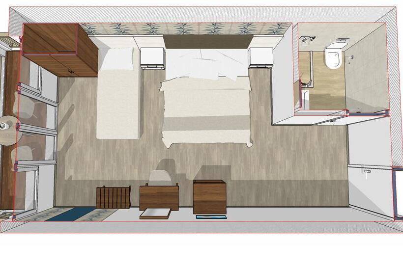 带海景的标准房, Kalyves Beach