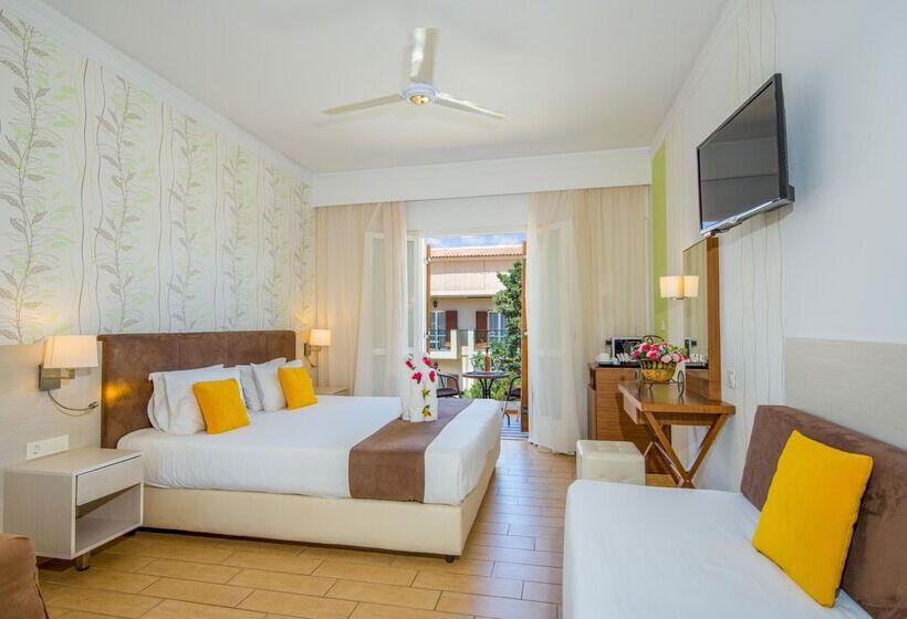 标准间侧面带海景, Kalyves Beach