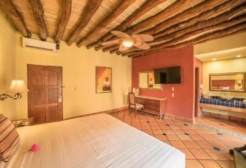 ２ダブルベッドのスタンダードルーム, Posada Del Hidalgo  Centro Historico A Balderrama Collection