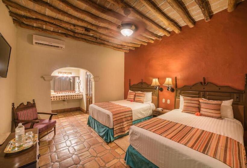 غرفه قياسيه سريرين مزدوجين, Posada Del Hidalgo  Centro Historico A Balderrama Collection