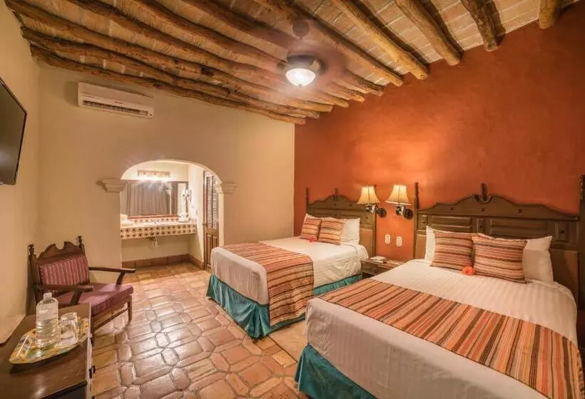 ２ダブルベッドのスタンダードルーム, Posada Del Hidalgo  Centro Historico A Balderrama Collection
