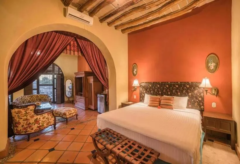 ２ダブルベッドのスタンダードルーム, Posada Del Hidalgo  Centro Historico A Balderrama Collection