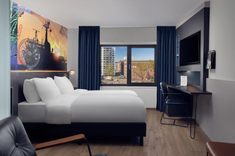 带城市景观的标准间, Doubletree By Hilton Rotterdam Centre