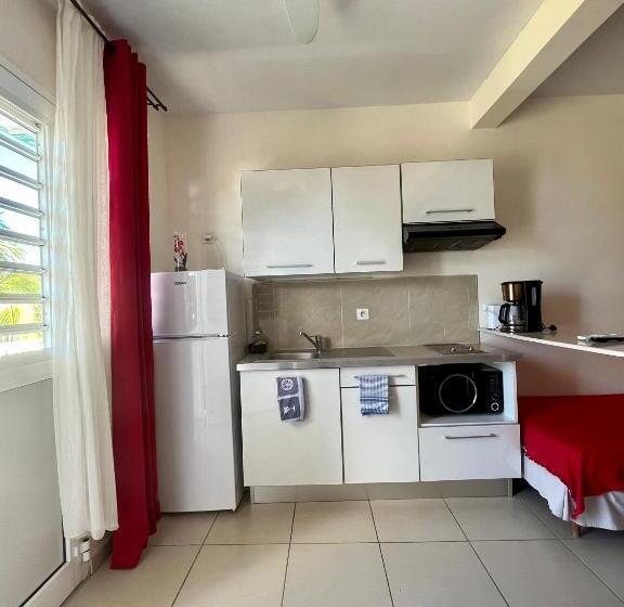 침실 1개 가든 전망 아파트, Hôtel Douce Vague