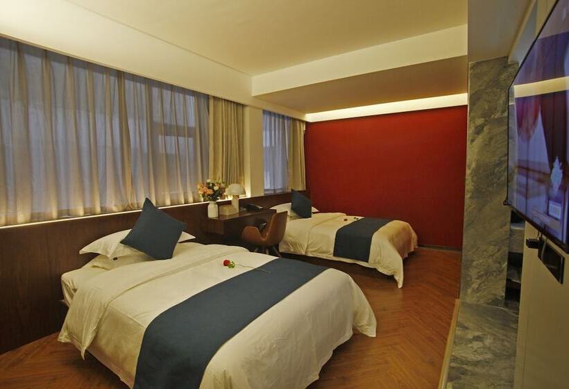 חדר סופריור, 張家界武陵源北岸輕奢客棧 森林公園店