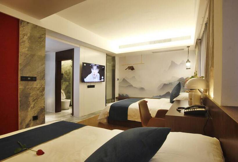 חדר סופריור, 張家界武陵源北岸輕奢客棧 森林公園店