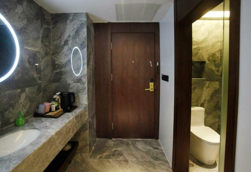 חדר דלוקס, 張家界武陵源北岸輕奢客棧 森林公園店