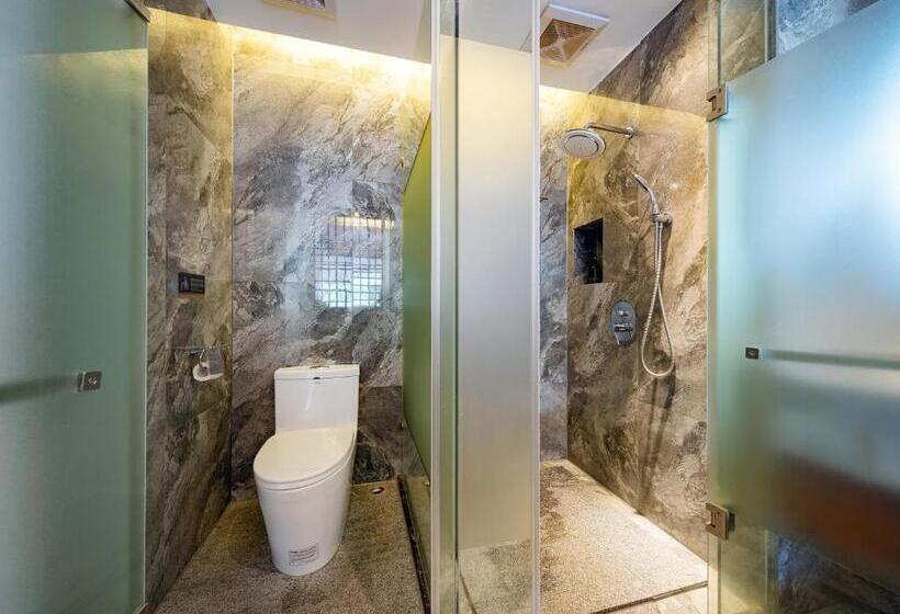 חדר משפחתי דלוקס, 張家界武陵源北岸輕奢客棧 森林公園店