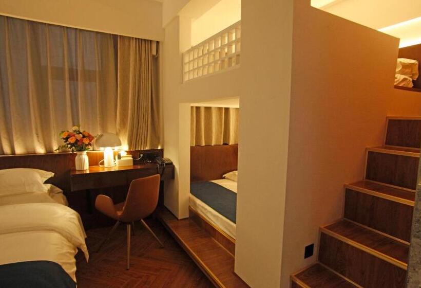 חדר משפתחתי סופריור, 張家界武陵源北岸輕奢客棧 森林公園店