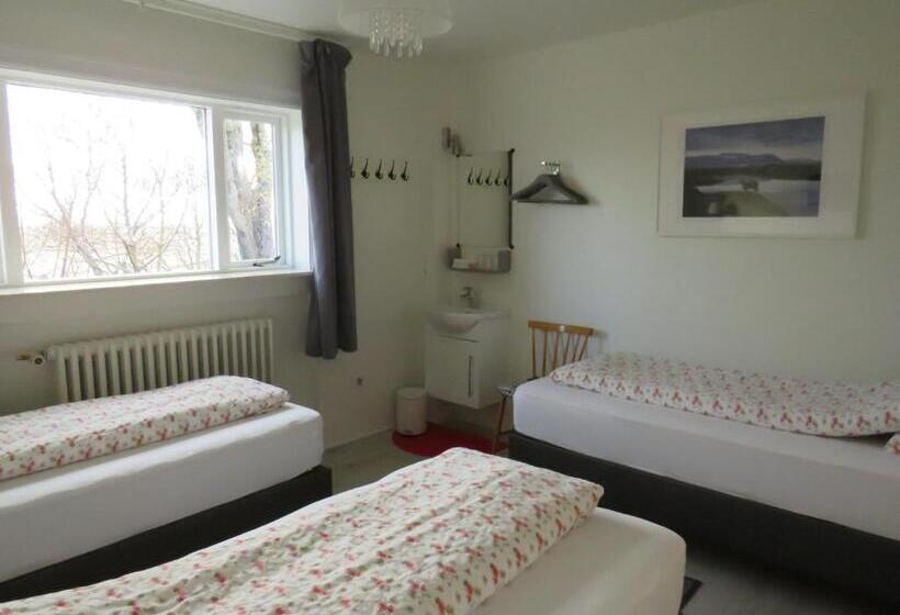 اتاق استاندارد سه تخته با سرویس بهداشتی مشترک, Guesthouse Kalfafellsstadur