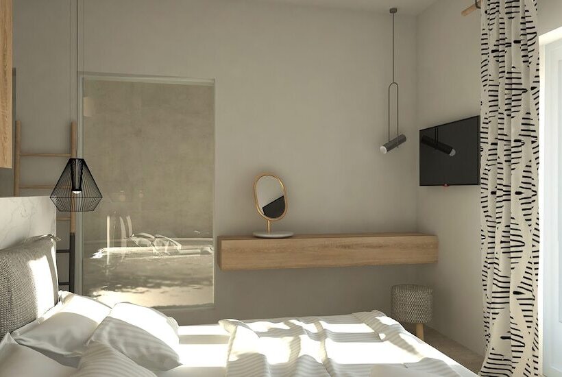 Superior Kamer met Uitzicht op Zee, Apiro Mykonos