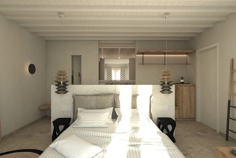 Superior Kamer met Uitzicht op Zee, Apiro Mykonos