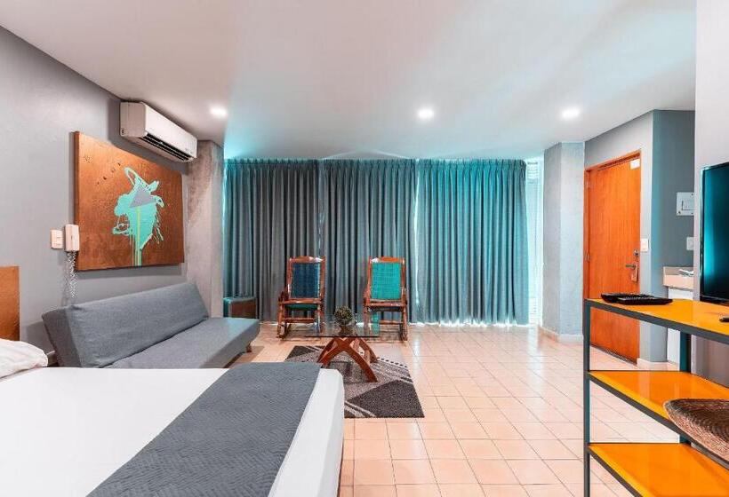 דירה בת חדר שינה 1 עם מרפסת, Casa Bugambilia