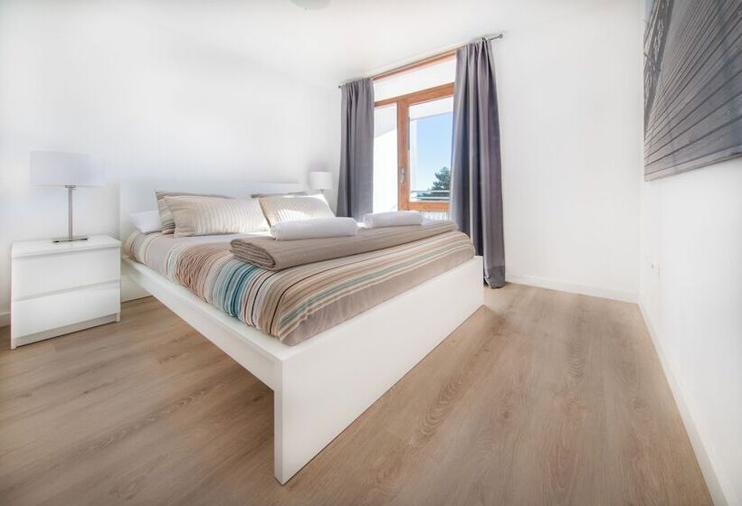2침실 디럭스 아파트 바다 전망, Agaró Cambrils Apartments