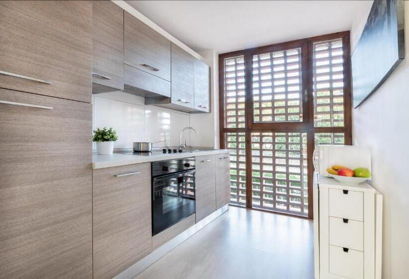 オーシャンビューの2ベッドルームデラックスアパート, Agaró Cambrils Apartments