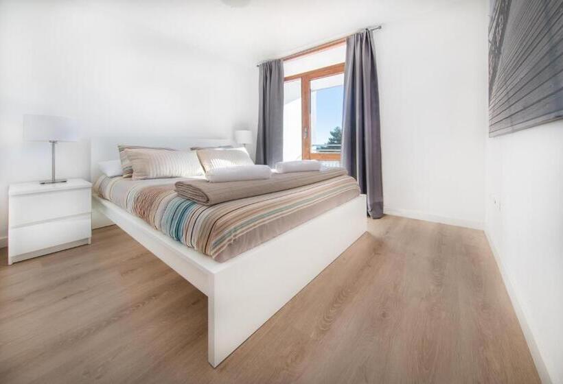 2침실 디럭스 아파트 바다 전망, Agaró Cambrils Apartments