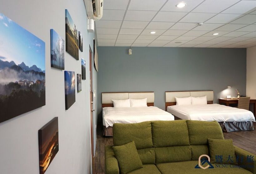 اتاق استاندارد چهار تخته, Ncnu Campus Inn暨大行旅
