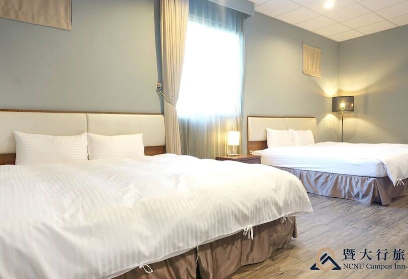 اتاق استاندارد چهار تخته, Ncnu Campus Inn暨大行旅