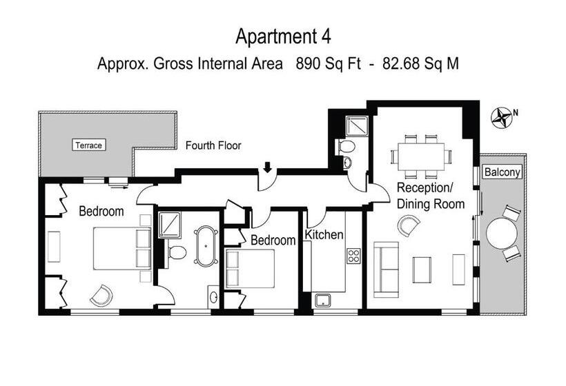 آپارتمان سلطنتی 1 خوابه, Buckingham & Lloyds
