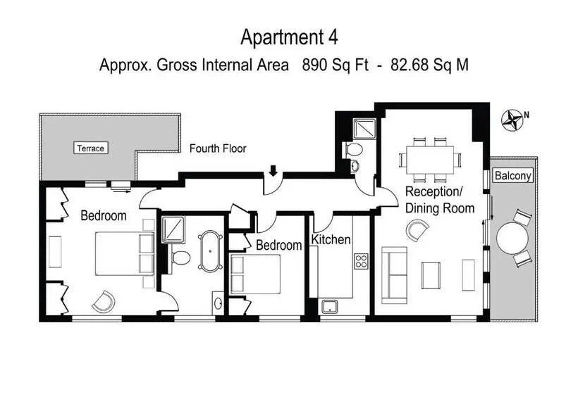 1 Bedroom Royal Apartment