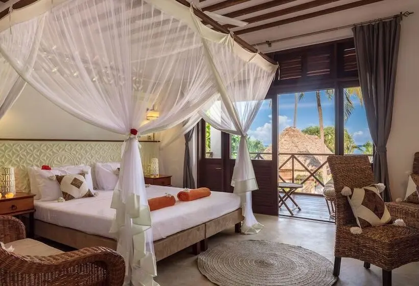Huoneisto 1 Makuuhuone Puutarhanäkymä, Zanzibar Magic Boutique