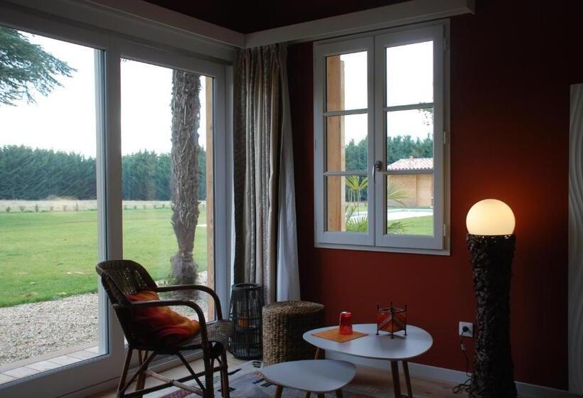 اتاق استاندارد با چشم‌انداز استخر, Les Ambèles