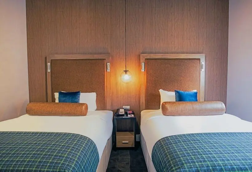 2ダブルベッドのスタンダードルーム, Sandman Signature Aberdeen Hotel & Spa