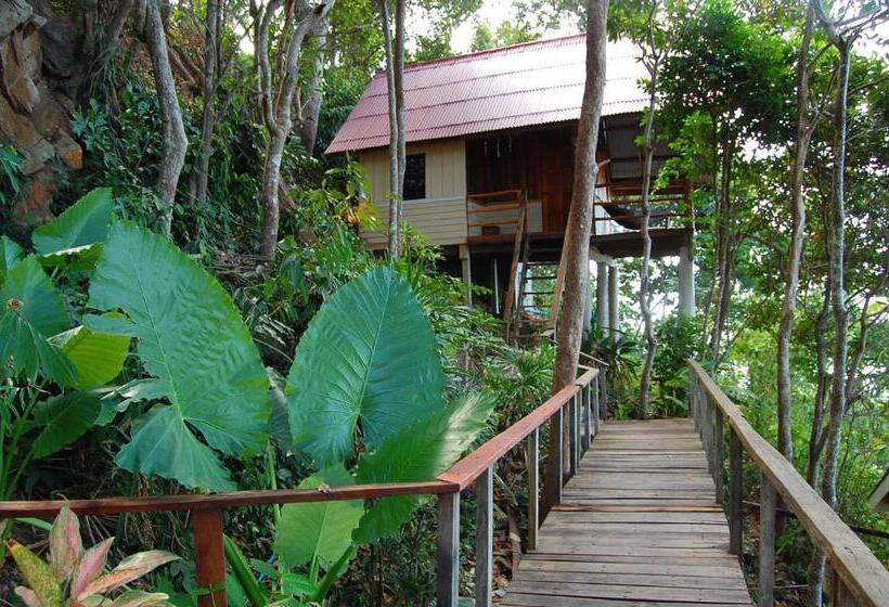 Superior bungalow with sea view, Jungle Hill Beach Bungalow