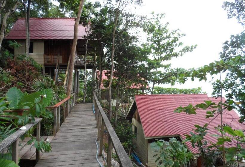 Superior bungalow with sea view, Jungle Hill Beach Bungalow