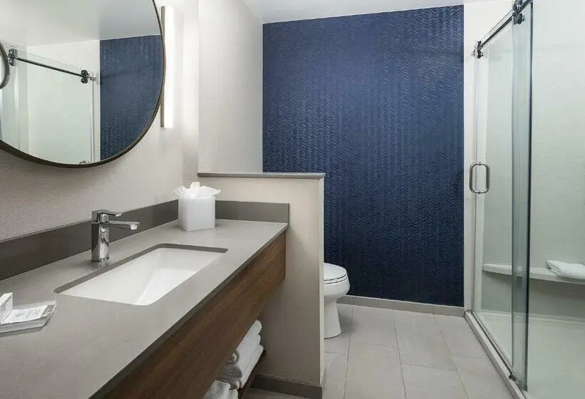 キングサイズベッドのスイートルーム, Fairfield Inn & Suites By Marriott South Kingstown Newport Area