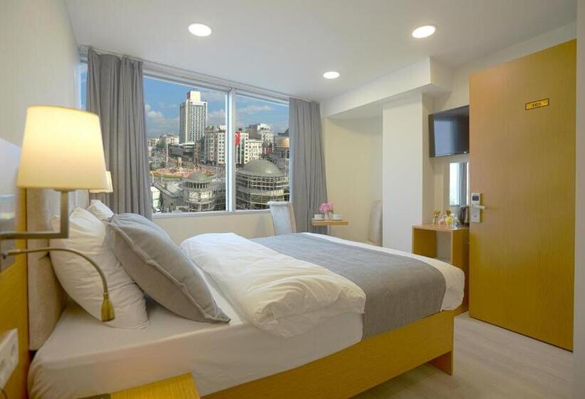 اتاق استاندارد یک تخته با چشمانداز شهر, Kartal Palace Taksim Square Fami̇ly