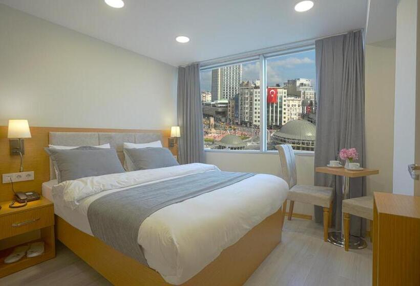اتاق استاندارد یک تخته با چشمانداز شهر, Kartal Palace Taksim Square Fami̇ly
