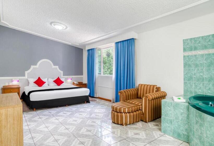 اتاق لوکس با وان آب گرم, Y Spa Posada Mirador