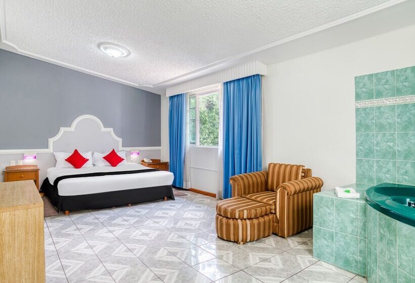 اتاق لوکس با وان آب گرم, Y Spa Posada Mirador