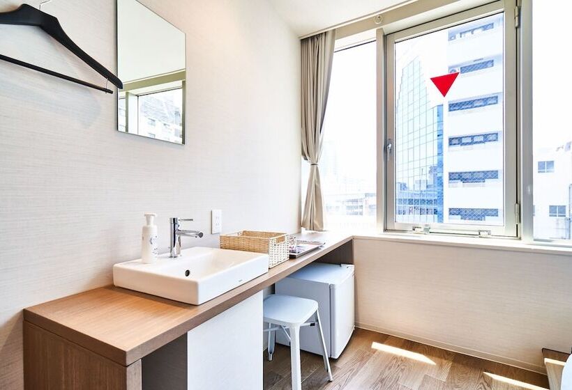 חדר סטנדרט חדר אמבטיה משותף, &and Hostel Hommachi East