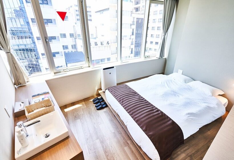 חדר סטנדרט חדר אמבטיה משותף, &and Hostel Hommachi East