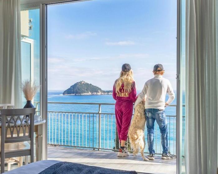 Deniz Manzaralı Balkonlu Standart Stüdyo, Baba Residences