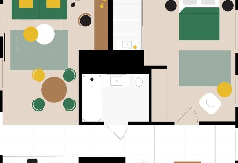 דירת חדר דלוקס, No.4 Residence