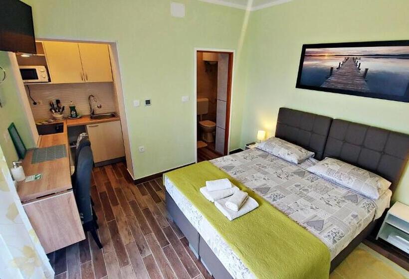 带海景的标准工作室, Apartments And Rooms Vila Irma