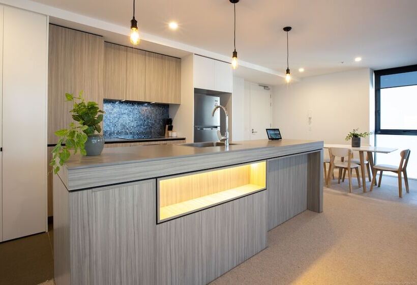 דירה בת חדר שינה 1 צדדית נוף לים, Qube Broadbeach