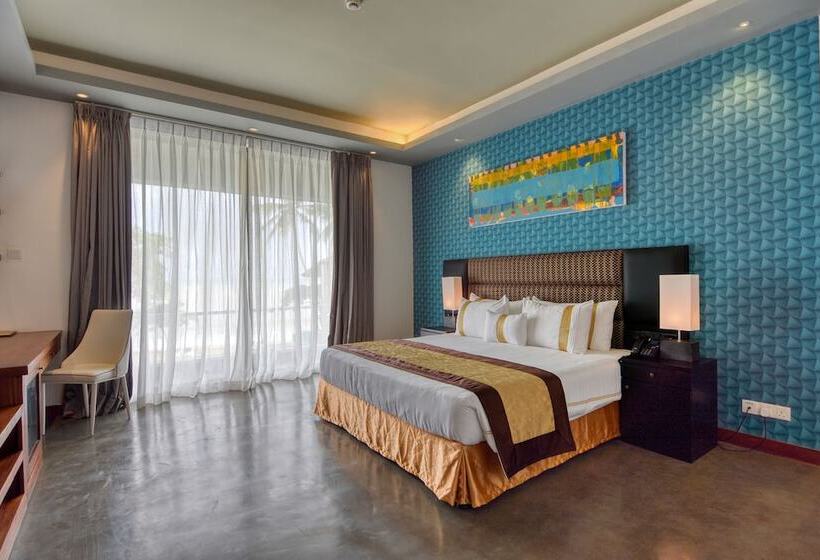 اتاق لوکس با چشم‌انداز دریا, Golden Pearl Tangalle Beach New