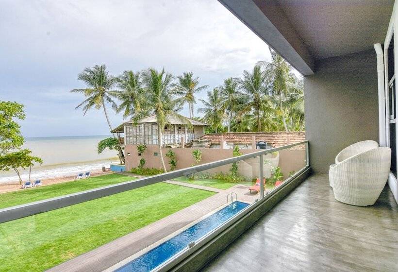 اتاق لوکس با چشم‌انداز دریا, Golden Pearl Tangalle Beach New