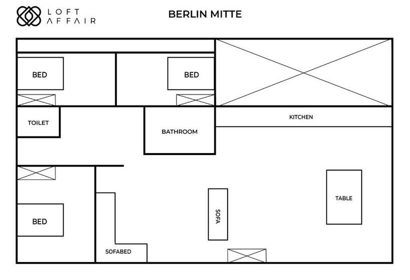 דירת חדר עם טרסה, District17   Loftaffair Collection