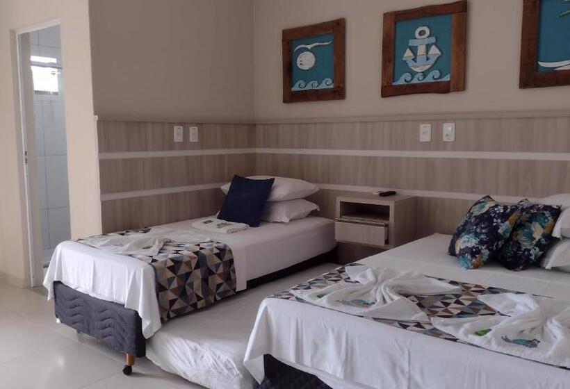 اتاق استاندارد چهار تخته, Pousada Rota Dos Mares