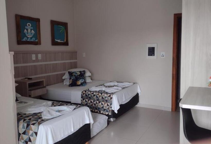 اتاق استاندارد چهار تخته, Pousada Rota Dos Mares