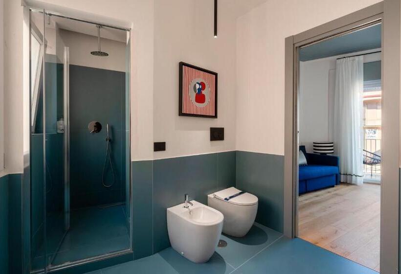 آپارتمان 1 خوابه با چشم‌انداز دریا, Le Mummarelle Napoli